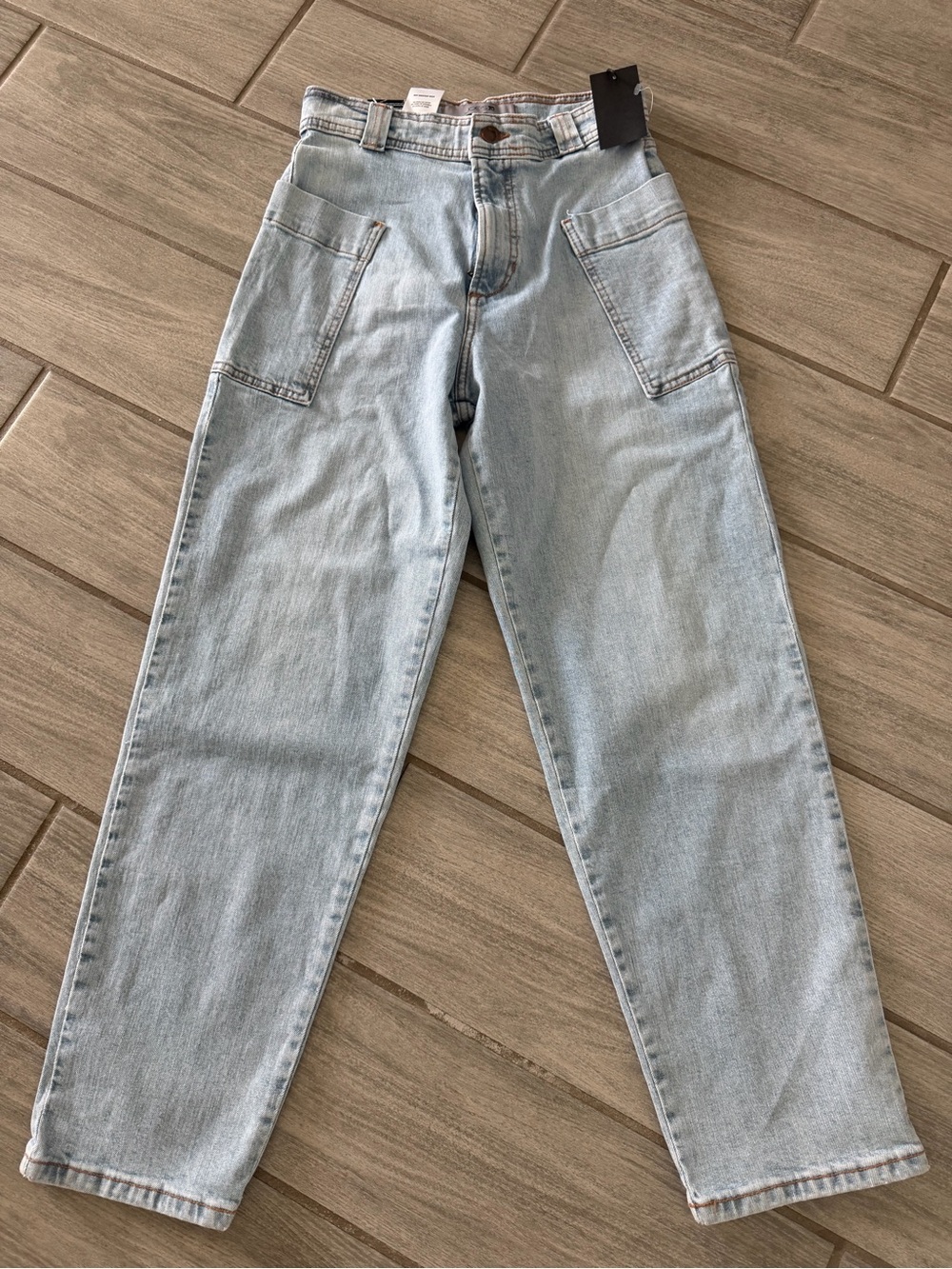 Joe's Jeans Light Wash Boyfriend Utility Jeans